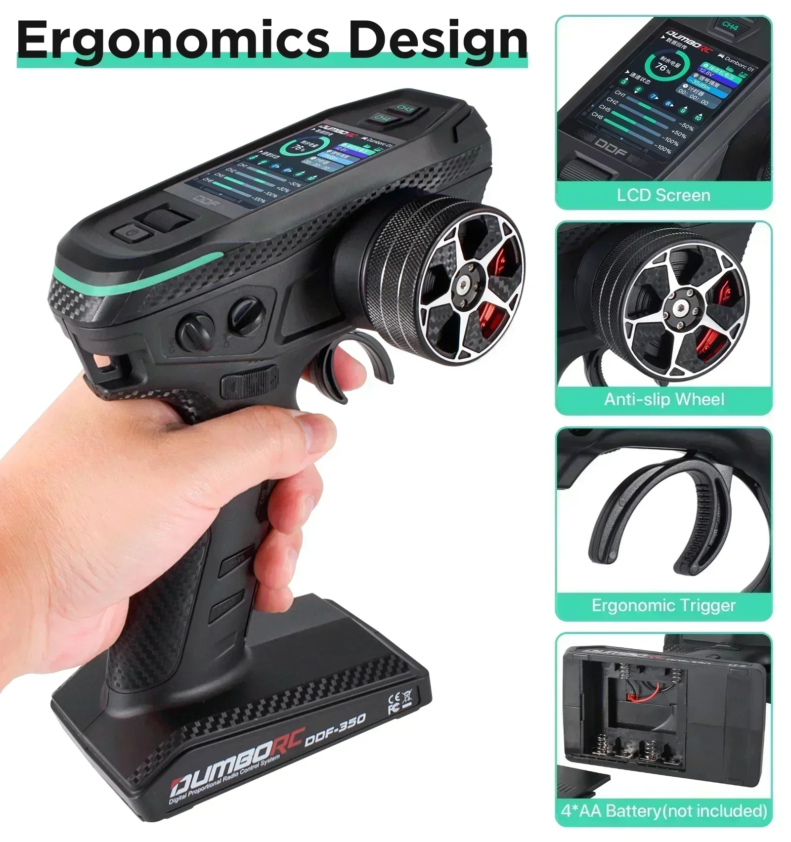 DUMBORC DDF-350 10CH RC Remote - огляд і ціна Rc Hobby Shops