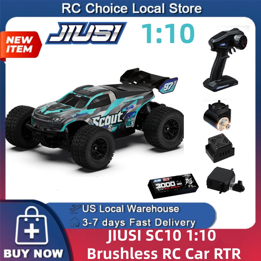 JIUSI SC10 1/10 Brushless RC C - огляд і ціна Rc Hobby Grade Truck